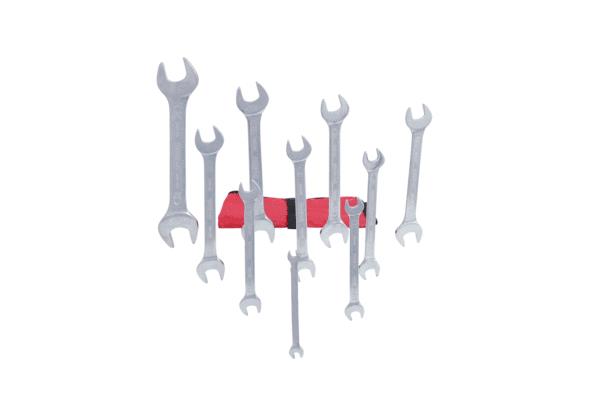 KS TOOLS 517.0123 Open-end Spanner Set Spanner Size: 32, Chromed, Chrome Vanadium Steel-image-9865978