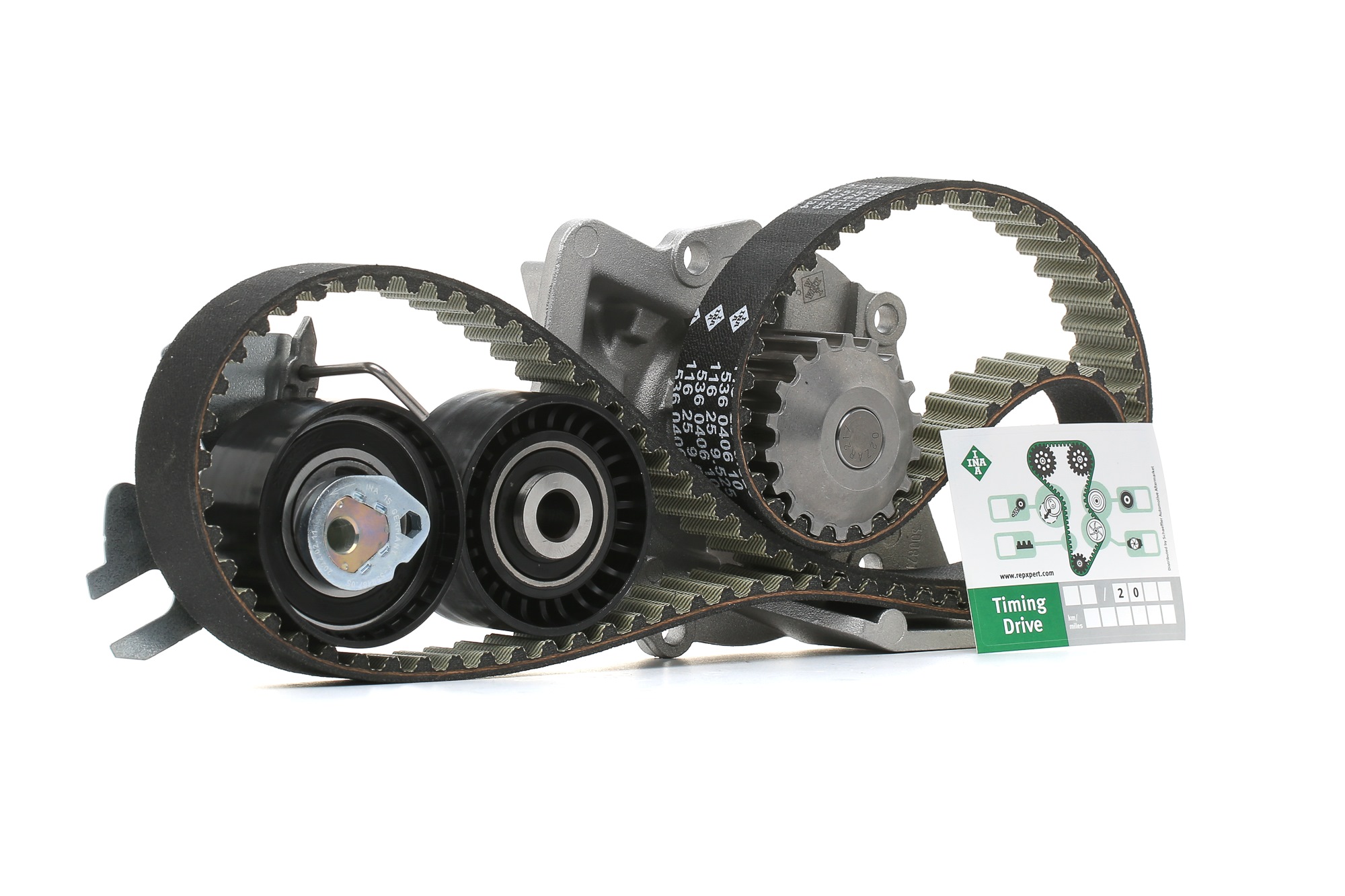 INA 530 0558 31 Water Pump + Timing Belt Kit-image-9885522