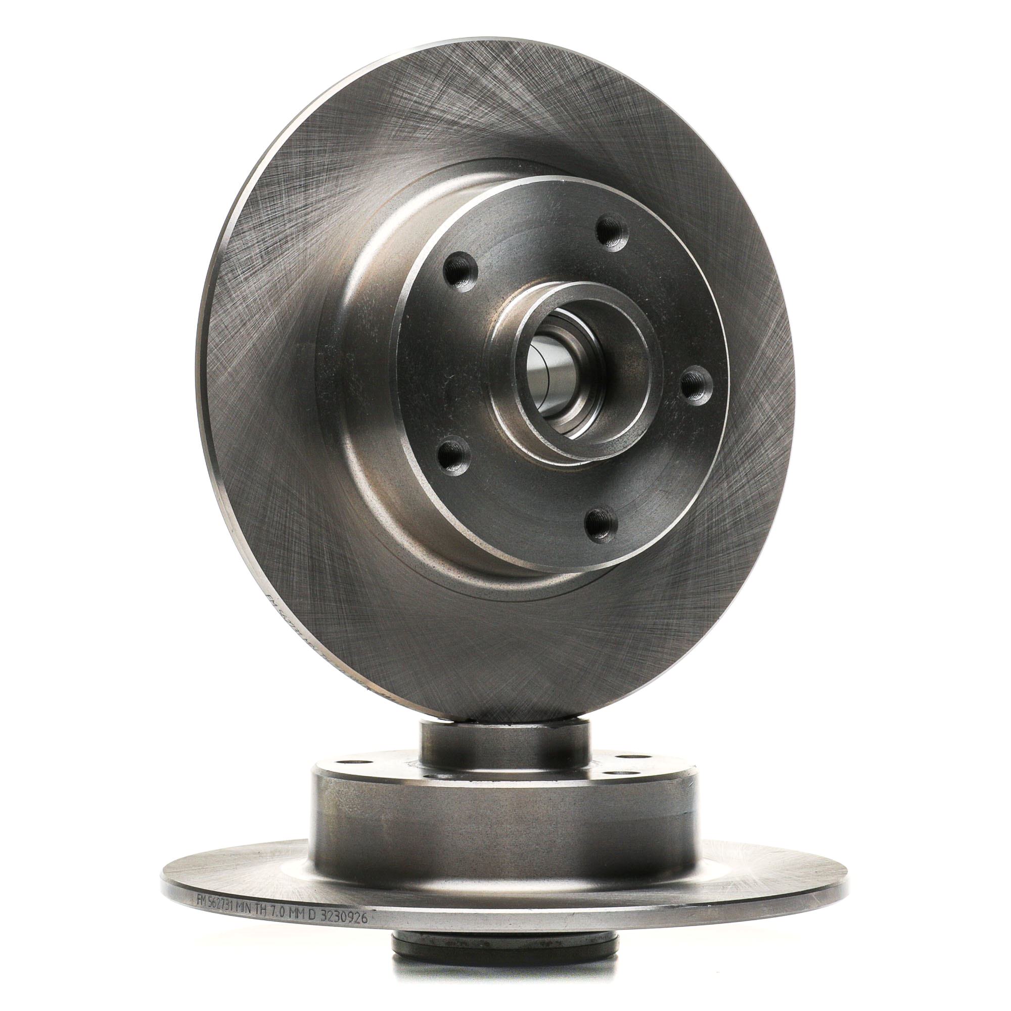 JURID 562731J-1 Brake disc solid, with wheel bearing-image-9939205