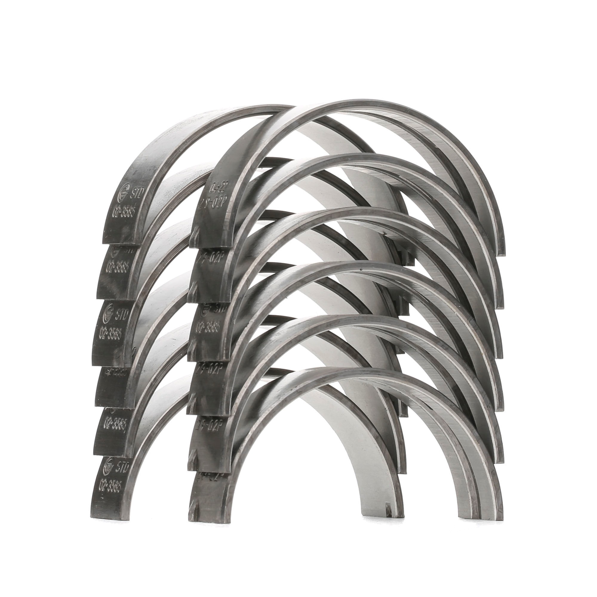 GLYCO H997/6 STD Main Bearings, crankshaft Aluminium alloy on steel base-image-99408