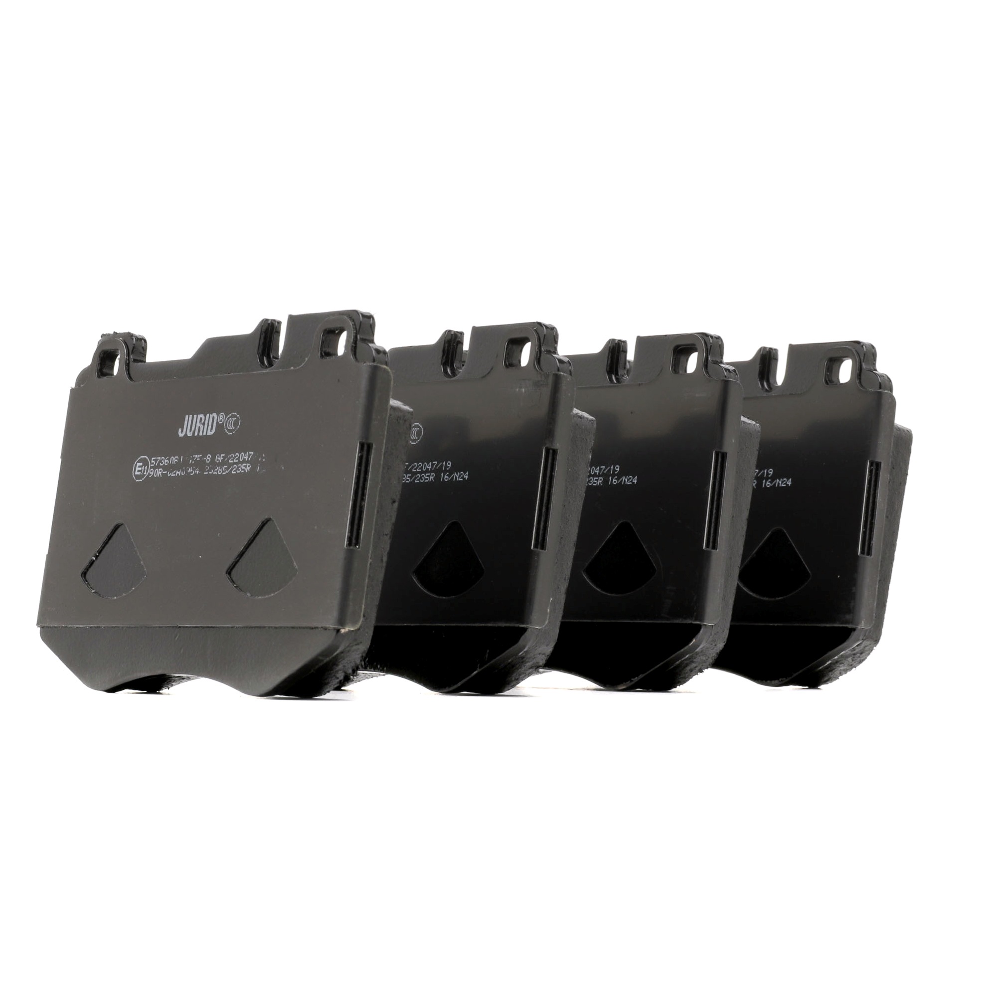 JURID 573608J Brake pad set not prepared for wear warning indicator-image-9951872