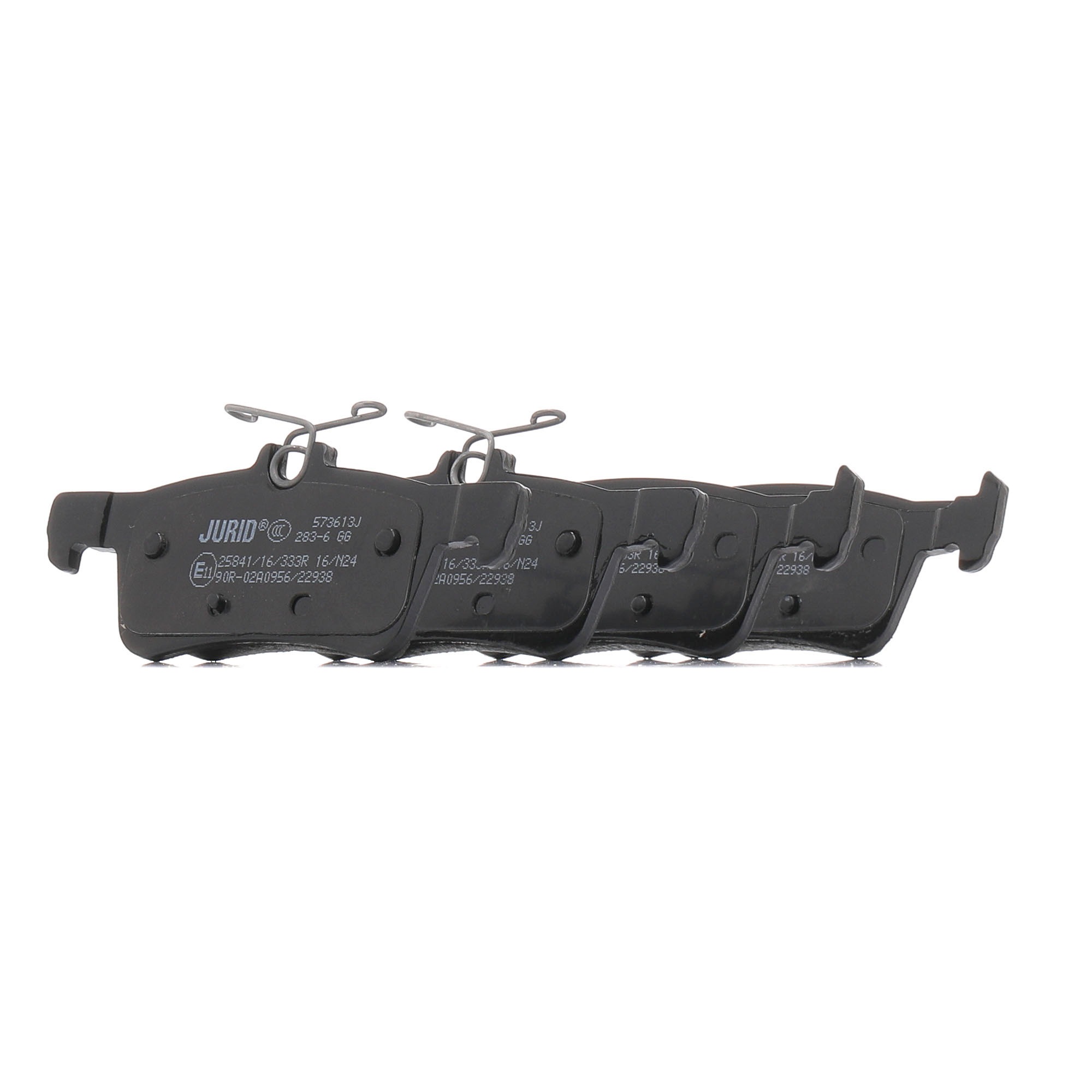 JURID 573613J Brake pad set not prepared for wear warning indicator-image-9951883