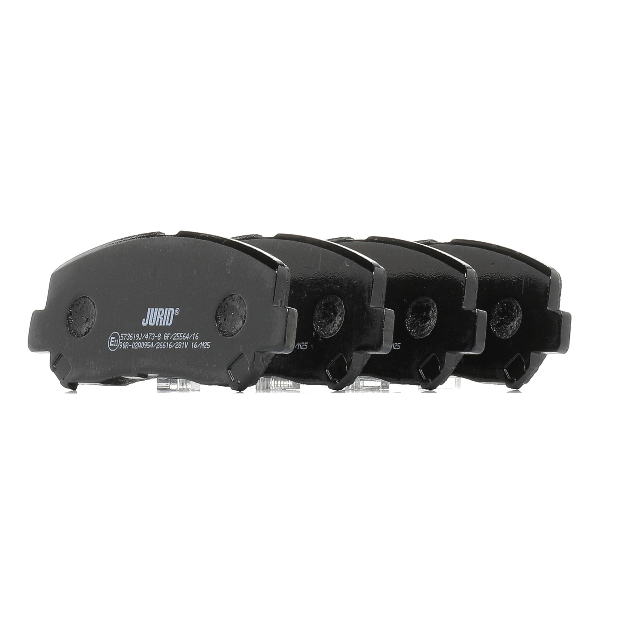 JURID 573619J Brake pad set with acoustic wear warning, without accessories-image-9951890