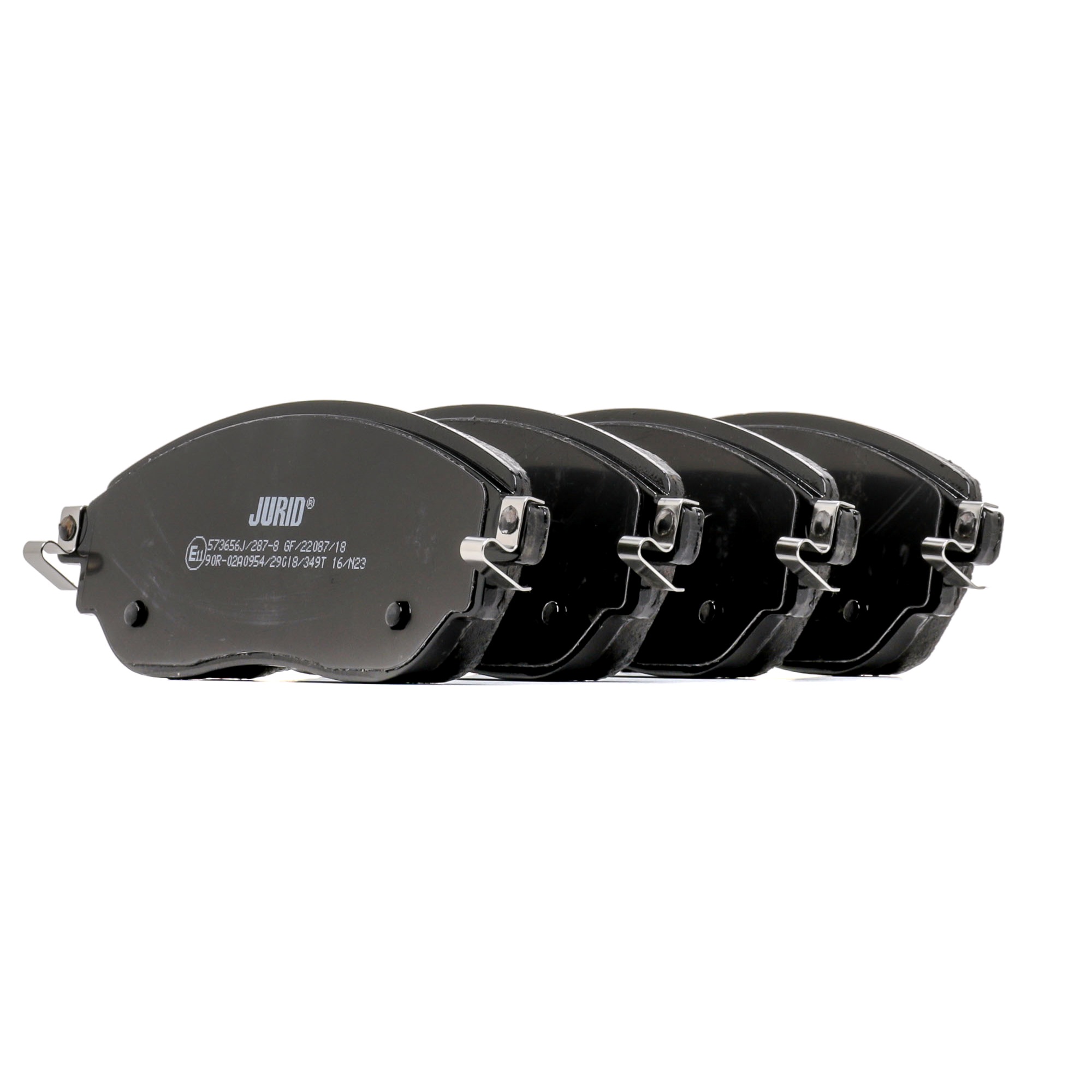 JURID 573656J Brake pad set not prepared for wear warning indicator-image-9951934