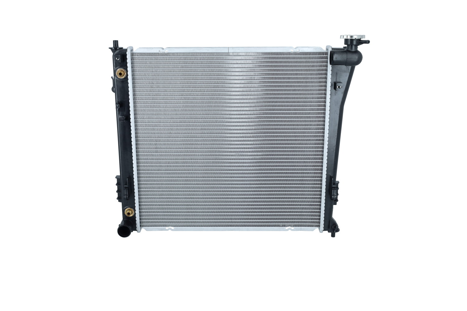 NRF 59087 Engine radiator Brazed cooling fins, Aluminium-image-9965947