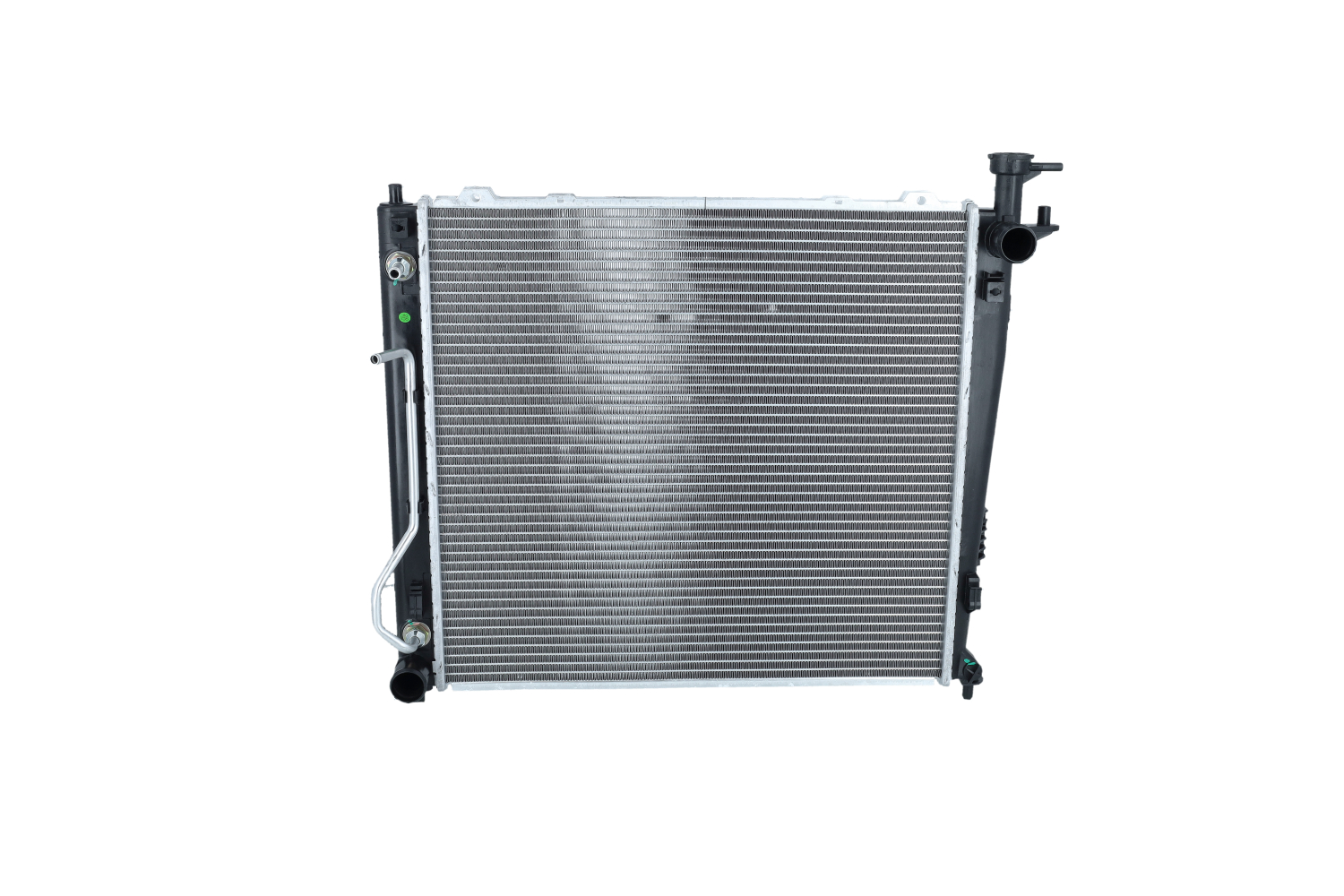 NRF 59201 Engine radiator EASY FIT Brazed cooling fins, Aluminium, with pipe-image-9966704