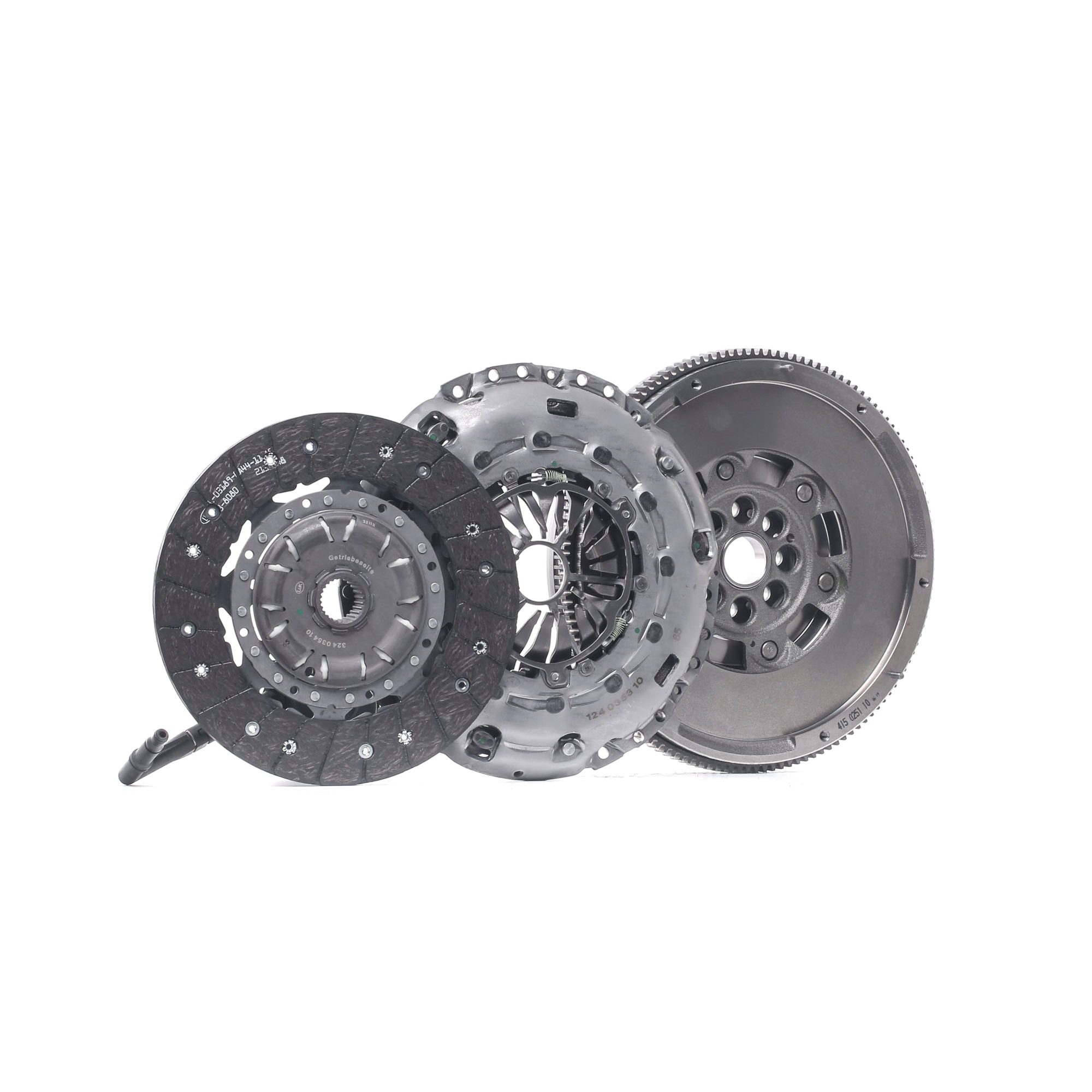 LuK 600 0215 00 Clutch with central slave cylinder, Dual-mass flywheel with friction control plate-image-9980794