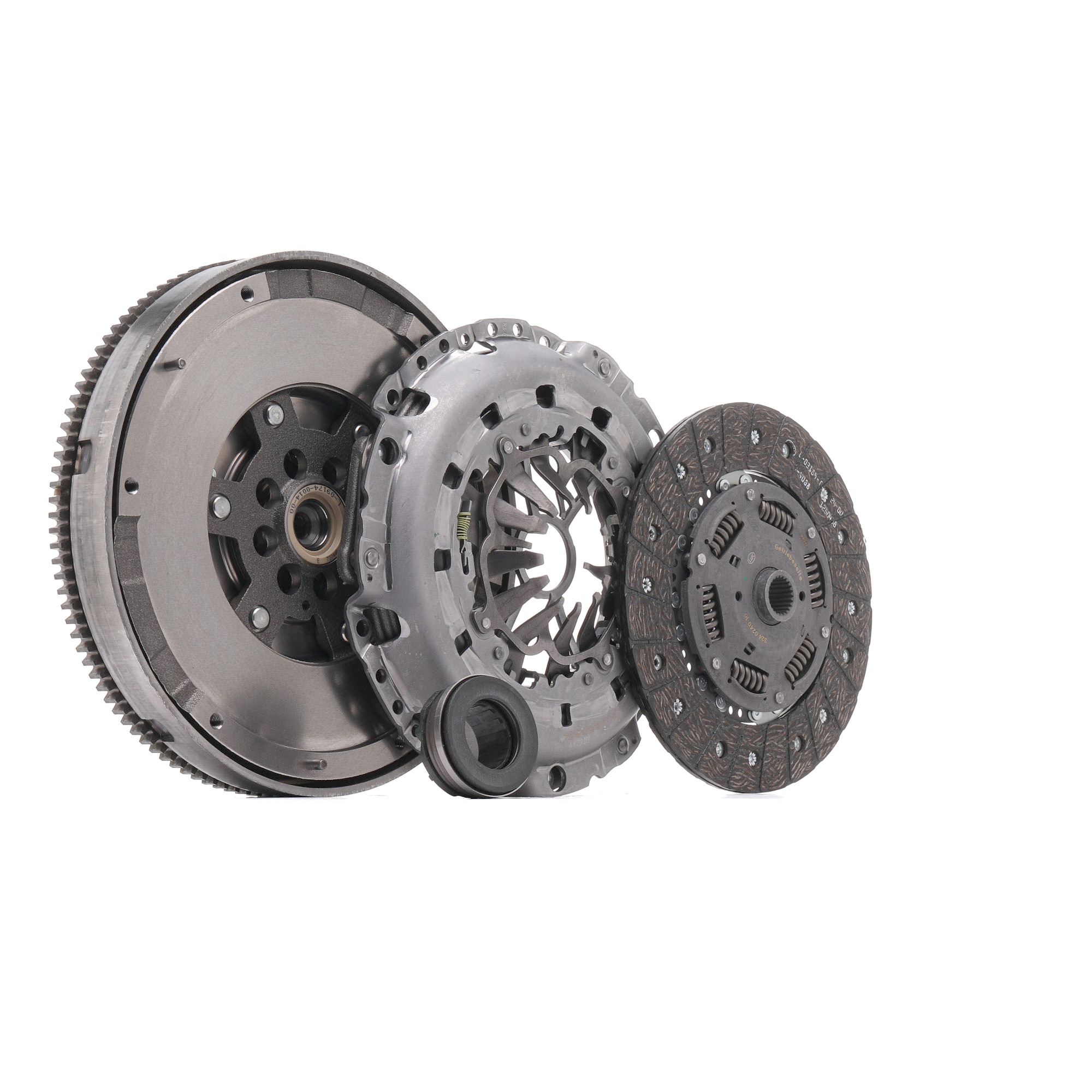 LuK 600 0221 00 Clutch without pilot bearing, Dual-mass flywheel with friction control plate-image-9980800