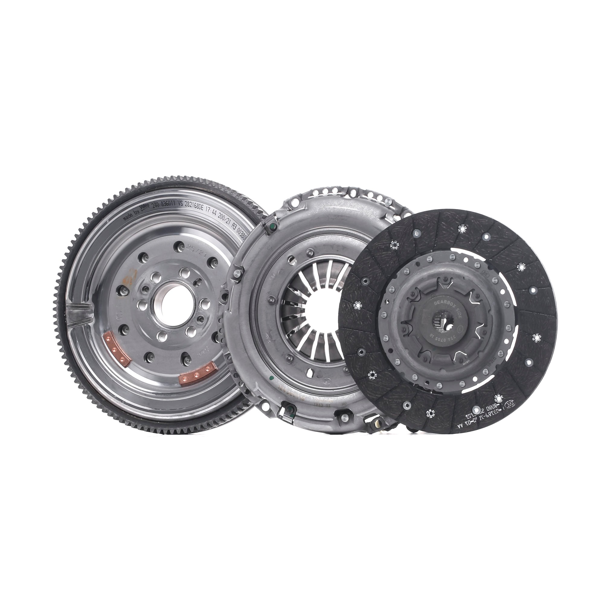 LuK 600 0232 00 Clutch with central slave cylinder, Dual-mass flywheel with friction control plate-image-9980808