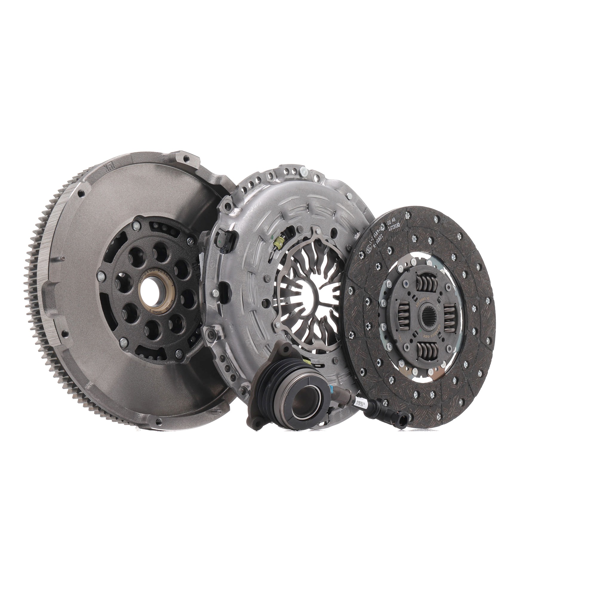 LuK 600 0262 00 Clutch with central slave cylinder, Dual-mass flywheel with friction control plate-image-9980820